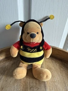 Disney Store Bumble Bee Winnie the Pooh Plush Mini Bean Bag 8" VGC - Picture 1 of 8