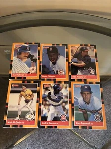 1988 Donruss LOT baseball card Roger Clemens 6 Unopened Packs - Picture 1 of 6