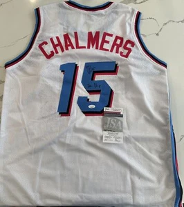 Mario Chalmers Signed Miami Heat Jersey (JSA) Miami Vice Style. “2X Champ” Scrib - Picture 1 of 5