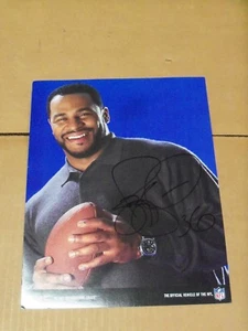 Jerome Bettis, Pgh Steelers Signed 8.5 x 11, GMC Advertising Photo, Decent - Picture 1 of 1