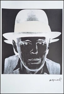 ANDY WARHOL * Joseph Beuys * 57 x 38 cm * signed lithograph * limited # 54/100 - Bild 1 von 9