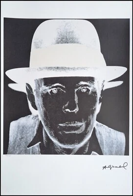 ANDY WARHOL * Joseph Beuys * 57 x 38 cm * signed lithograph * limited # 54/100 - Bild 1 von 4