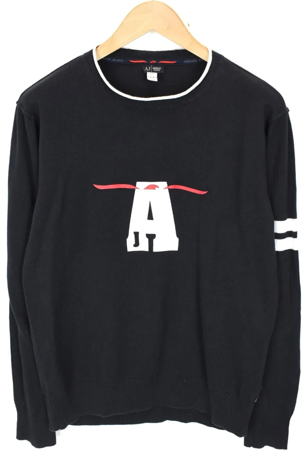 Armani джинсы джемпер мужчин ездить в сторону средний свитер - Изображение 1 из 4