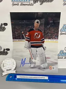 MARTIN BRODEUR NHL SIGNED AUTOGRAPHED 8x10 HOCKEY PHOTOGRAPH BECKETT BAS COA - Picture 1 of 4