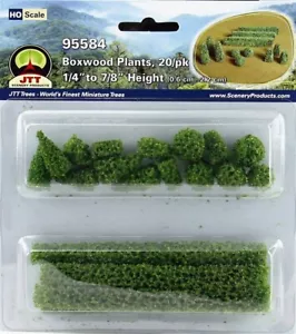 JTT Scenery Products ~ HO scale ~ Boxwood Plants 20/PK ~ 0595584 - Picture 1 of 1