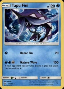 2x (SM11-053) Tapu Fini Rare Pokemon Unified Minds Card # 53 - Picture 1 of 1