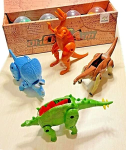 4 Dinosaurio Transformador Dinosaurio Huevo a Dino Luchador para Niños Niñas Niños Pequeños Niños - Imagen 1 de 5
