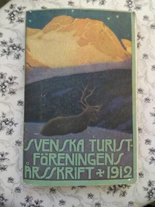 Svenska tourist foreningens arsskrift vintage sweden tourist guide mountain 1912 - Bild 1 von 4