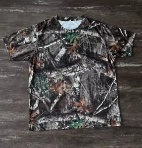 REALTREE XXL Men’s T-shirt CAMO Camouflage Hunting Lightweight Polyester 2XL USA - Picture 1 of 12