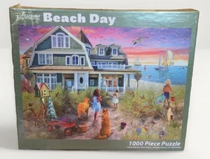 NEW! ๐๏ธ Vermont Christmas Company Beach Day 1000 PC Jigsaw Puzzle David MacLean - Picture 1 of 2
