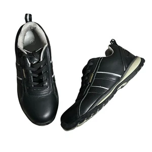 Maxsteel Black Protective Lace Up Work Shoes Safety Footwear Uk 6 - Picture 1 of 7