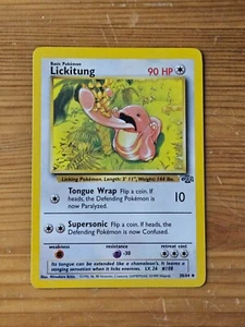 Pokemon TCG Lickitung 38/64 Jungle Unlimited LP WOTC. - Picture 1 of 2