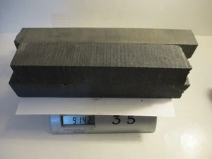 PURE GRAPHITE Raw bulk sticks bars 2x2 inch 10 Lbs 4.5 Kg for grinding, crucible - Picture 1 of 2
