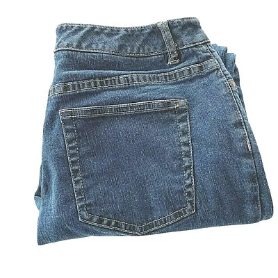 Tahari Jeans Blue Womens 6 Petite Vintage Hong Kong Actual 30 X 27 Vintage - Image 1 of 4