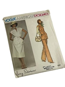 Vogue 1241 Vintage 60's American Designer Jerry Silverman Pattern Sz 10 w/ Tag - Picture 1 of 10