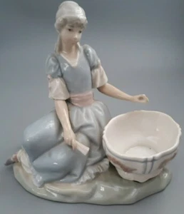 Vintage Lladro Historical Collection Mädchen mit Schmuck Bonboniere 4713 - Bild 1 von 7