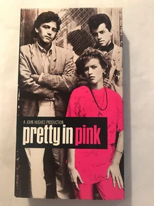 PRETTY IN PINK, MOLLY RINGWALD, ANDREW MCCARTHY, JON CRYER, VHS 1986 PARAMOUNT - Picture 1 of 2