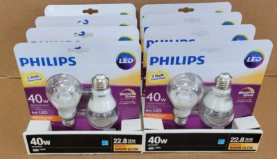 (Pack of 16) Philips A19 E26 (Medium) LED Bulb Soft White 40 Watt Equivalent - Image 1 of 4