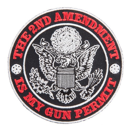2nd Amendment Is My Permit Patch, Gun Rights Patches | eBay