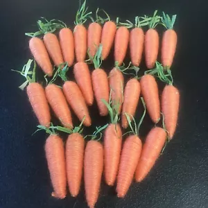 Lot of 25 Jute Carrots from Dollar Tree 3" Length - Picture 1 of 4