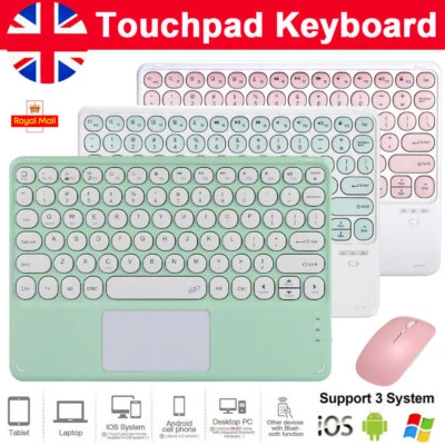For Google Pixel Tablet 11 inch 2023 Wireless Bluetooth Touchpad Keyboard Mouse - Image 1 of 4