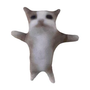 11.8inch Happy Cat Plush Toy Sound Interactive Fluffy Stuffed Cat Doll Kids Gift - Picture 1 of 5