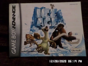 Ice Age (Gameboy Advance GBA) Nur Bedienungsanleitung. OHNE SPIEL - Bild 1 von 2