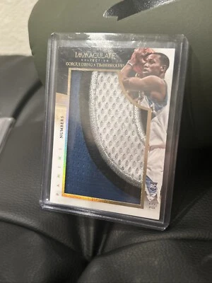 2013 IMMACULATE COLLECTION TEAM NUMBERS Gorgui Dieng JUMBO PATCH RC 17/50 🔥 - Image 1 of 4