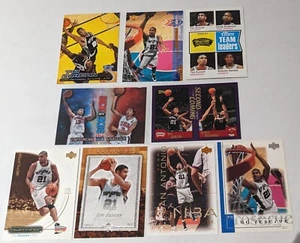 Tim Duncan Card Lot (9) - Refractor W/ Lisa Leslie, Inserts And More Lot #6/6 - Picture 1 of 2