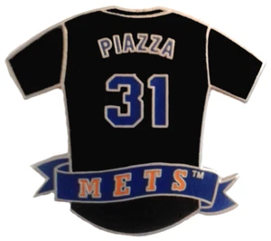New York Mets Pin RARE Mike Piazza Jersey #31 Pin 1996 Collector MLB Player Pin - Picture 1 of 2