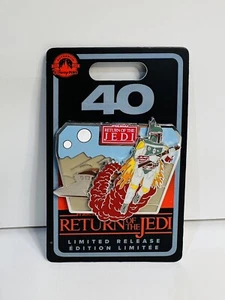 🌟Disney Parks Star Wars Return Of The Jedi 40th Boba Fett 2023 LR Pin🌟 - Picture 1 of 1