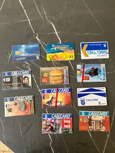 11 phone cards - 8 mint and 3 rare callcards - Ireland - Picture 1 of 2