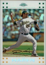 2007 (ATHLETICS) Topps Chrome White Refractors #171 Dan Haren /660