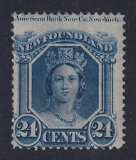 1865 Newfoundland QV Issue #31c With Imprint  MH  OG  CV $202.50  See*