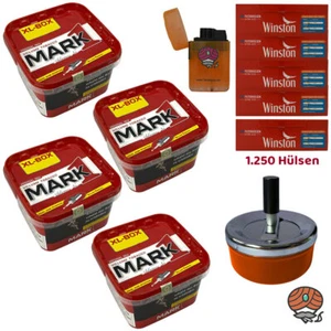 Mark Adams No.1/ Mark1 Volumentabak 4x 255g XL-Box, Winston Extra Hülsen, - Bild 1 von 6