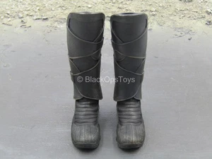 1/6 Scale Toy Galaxy Warlord - Black Boots w/Greaves (Peg Type) - Picture 1 of 6