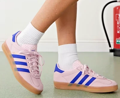 Adidas Mujer US 6.5 Originales Gazelle Interior Transparente Rosa Lúcido Azul JI1371 Foto 1 de 4