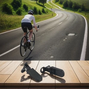 Foldable Bicycle Foot Pegs Enhance Stability on Electric Mountain Bikes - Picture 1 of 20