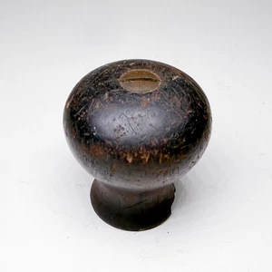 Vintage Stanley Plane Short Front Knob Handle – Wood, Early Style, Solid - Picture 1 of 5