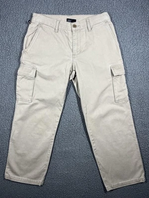 Polo Jeans Co Ralph Lauren Cargo Pants Womens 4 Khaki Cotton Twill Chino Utility - Image 1 of 4