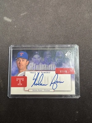 2004 SP Authentic Chirography Hall of Famers /40 Nolan Ryan #CH-NR Auto HOF - Image 1 of 2