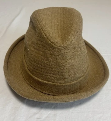 Sombrero Dobbs Fifth Avenue Fedora Bronceado Talla 7 1/4 Excelente Estado De Colección Foto 1 de 4