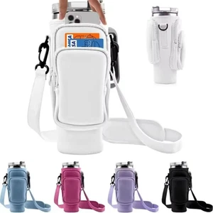 Trinkflaschentragetasche mit Beuteltasche für Stanley Cup 40 Oz Becher Beutel - Bild 1 von 11