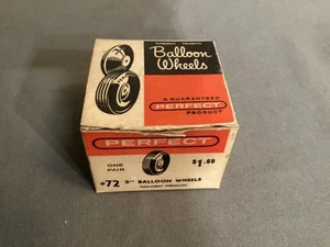 Perfect 3” Balloon Tires Vintage Wheels For Balsa Model airplane Kit 3 Inch - Picture 1 of 7