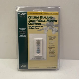 Hunter 27186 Ceiling Fan Light Wall-Mount Control Dimmer All Fan SEALED NEW - Picture 1 of 2