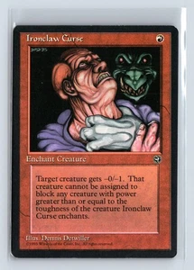 IRONCLAW CURSE – MTG Magic the Gathering Card – Homelands – Rare - Picture 1 of 6