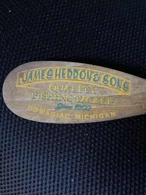 SEÑUELOS JAMES HEDDON & SONS Marca Vendedor Muestra Canoa Paddle Mini PUBLICIDAD Foto 1 de 4