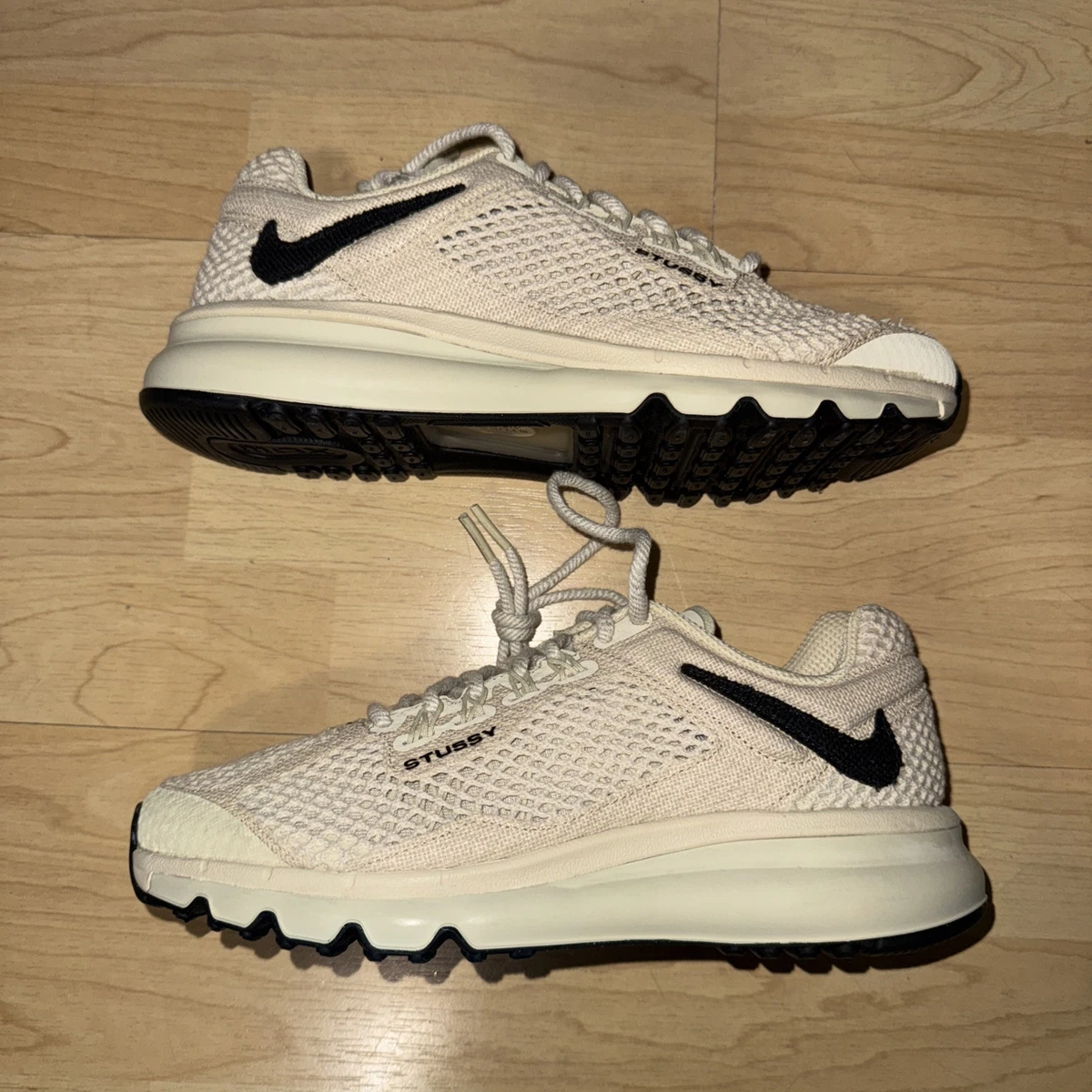 Stussy × Nike AirMax 2013 \"Fossil\" Air Max 2013 x Stüssy 'Fossil' (DM6447-200) Release Date. Nike SNKRS