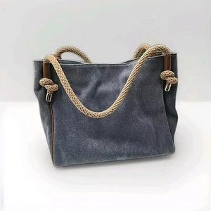 Borsa Michael Kors nautica in tela con manico in corda - Foto 1 di 9
