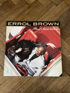 Erroll Brown. That's How Love Is. 12" Vinyl LP With Inner WEA 1989 Germany - Imagen 1 de 9